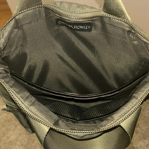 Cynthia rowley nylon green backpackk - Picture 4 of 9